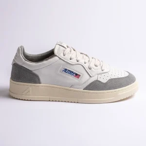 Medalist Goat Suede Sneaker WHITE/GREY