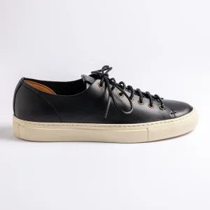 Classic Tanino Leather Sneaker Black