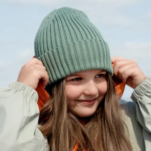 Beanie i ekologisk bomull för barn