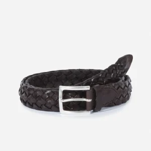 WOVEN NORVEGIA LEATHER BELT Brown