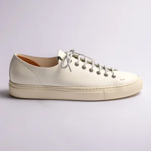 Classic Tanino Leather Sneaker White