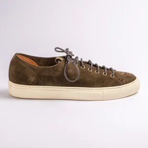 Classic Tanino Suede Sneaker Militare