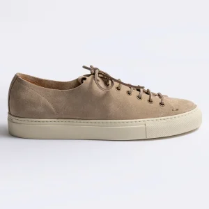 Classic Tanino Suede Sneaker Taos Taupe