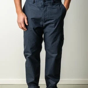 Cotton Canvas Ghost Trouser 3100018 Navy Blue