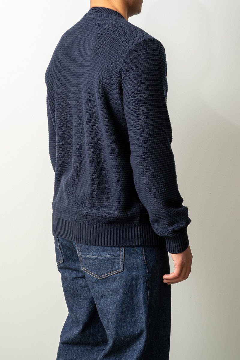 Cotton Cashmere Ghost Sweater 5100032 Navy Blue - Bild 7