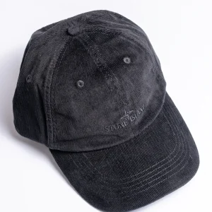 Cotton Micro Corduroy Baseball Cap 9100005 Black