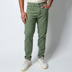 JIMMY DENIM DYED TROUSER GREEN