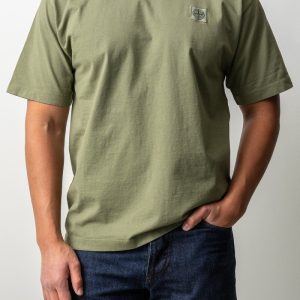 Combed Organic Cotton Jersey T-Shirt 2100030 MILITARY GREEN