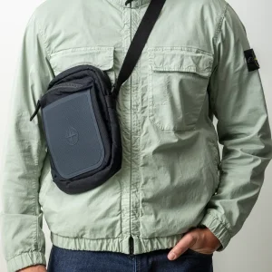 Nylon Panama Pouch Bag 9200029 Navy Blue