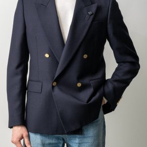 Luxury Twill DB Club Blazer Navy