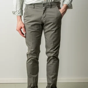 Torino Style Cotton Elastan Trouser Green