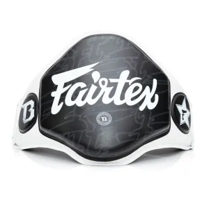 Bellypad / Bauchgürtel Fairtex Muay Thai - FXB-BP - Schwarz/Weiß