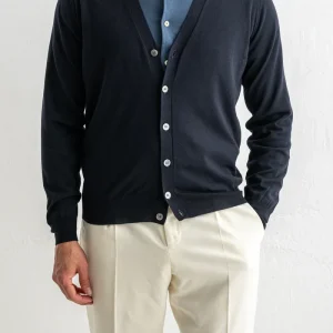 Cardigan Royal Merino Navy