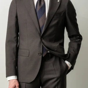 Jaylon Wool Suit Dark Brown