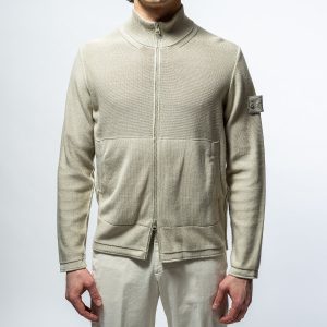 Knitted Zip Ghost BEIGE