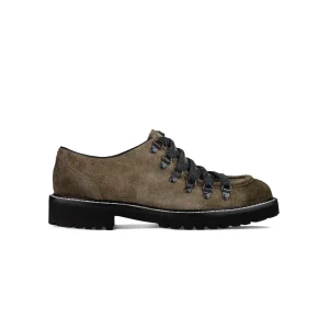 LACE UP SUEDE SHOE Taupe