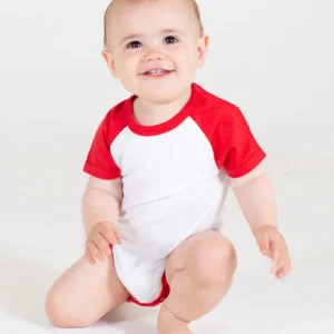 Essential kortärmad basebollbody