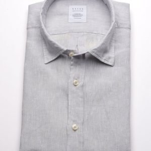 Luxury Linen Shirt Grey