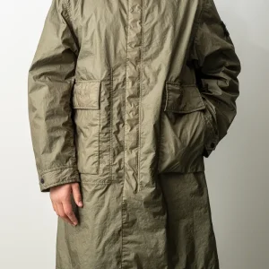 Membrana 3L TC Garment Dyed Long Parka 7100001 MILITARY GREEN