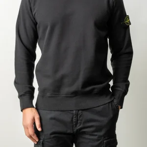 Organic Cotton Fleece Crewneck 6100060 Black