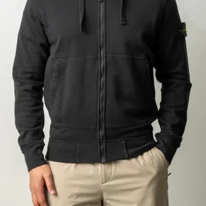 Organic Cotton Fleece Hoodie Sweater 6100061 Black