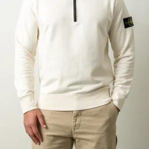 Organic Cotton Fleece LS Polo 6100070 IVORY