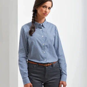 Dam Maxton Check långärmad skjorta