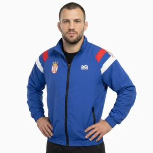 Trainingsjacke DMC - Team Serbia - Blau