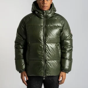 Sten Puffer Hooded Jacket DEEP KHAKI