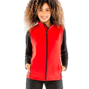 Softshell Bodywarmer, tryckbar, för damer