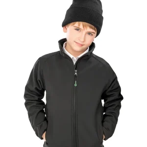 Återvunnet 2-lagers tryckbart Junior Softshell