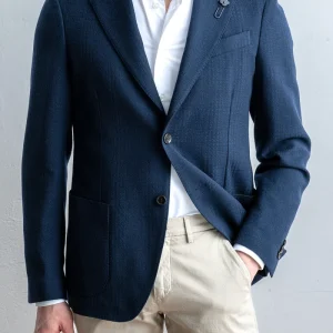 Single Breasted Roma Blazer Navy