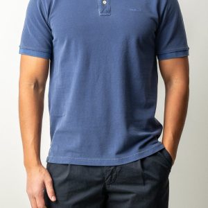 Sunfaded SS Polo Persian Blue