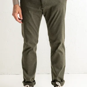Theo 1067 Melange Trouser Dark Army