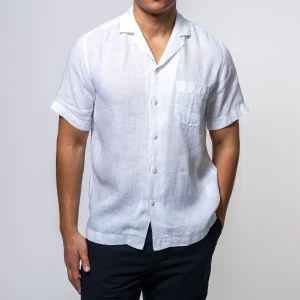 Luxury Linen Shirt SS WHITE